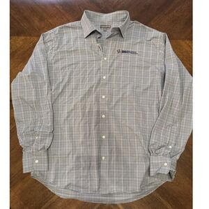 Peter Millar Men's XL "Dwyer Comfort" Plaid Button Down Shirt Long Sleeve |F1‎